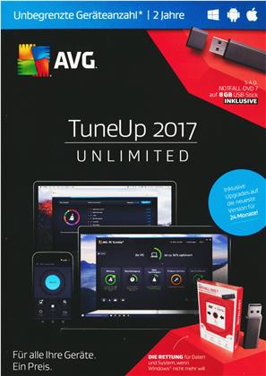 AVG TuneUp 2017 Unlimited USB E.- [unbegrenzte Lizenzen] [PC/Mac/Android]