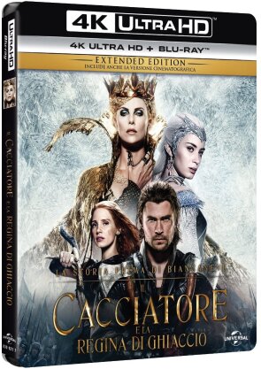 Il cacciatore e la regina di ghiaccio (2016) (Extended Edition, Kinoversion, 4K Ultra HD + Blu-ray)
