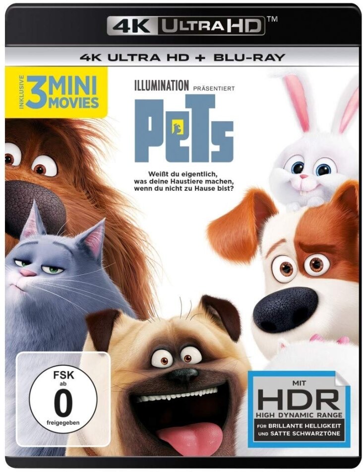Pets (2016) 4K Ultra HD + Blu-ray