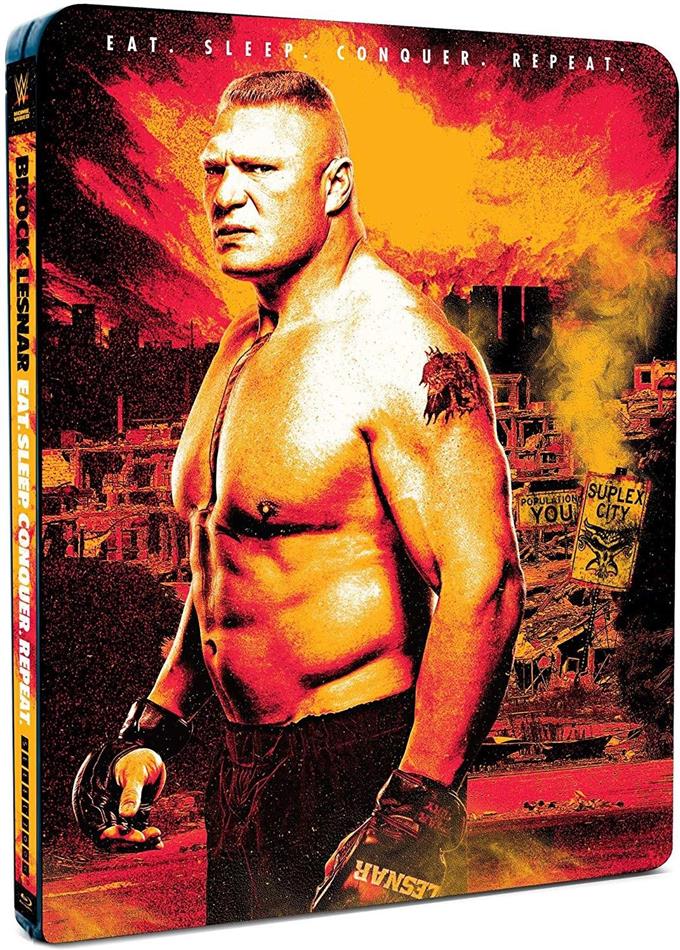 WWE: Brock Lesnar - Eat. Sleep. Conquer. Repeat. Édition Limitée, Steelbook, 2 Blu-ray