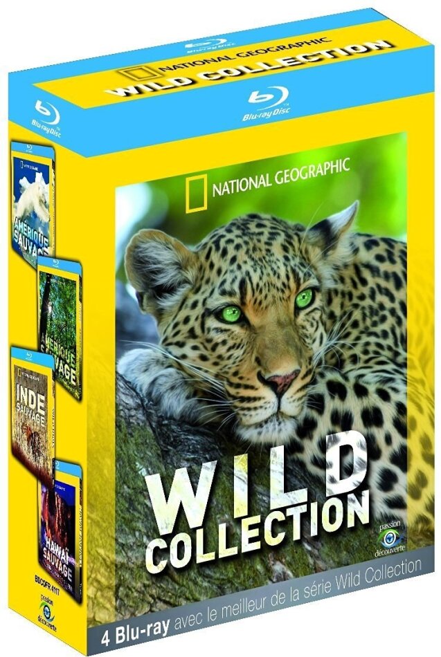 National Geographic - Wild Collection Collection National Geographic, 4 Blu-ray