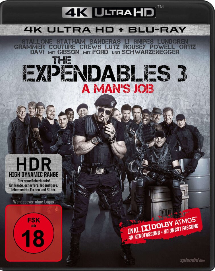 The Expendables 3 - A Man's Job (2014) Uncut, 4K Ultra HD + Blu-ray