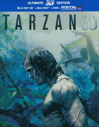 Tarzan (2016) (Steelbook, &Eacute;dition Ultime, Blu-ray 3D + Blu-ray + DVD)
