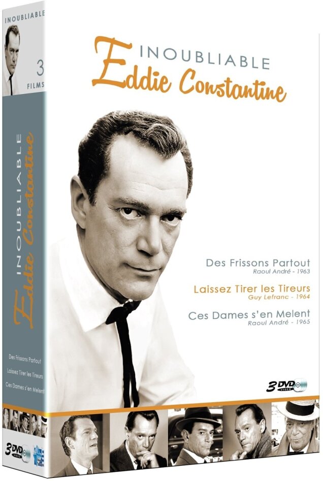 Inoubliable Eddie Constantine Box, b/w, 3 DVDs