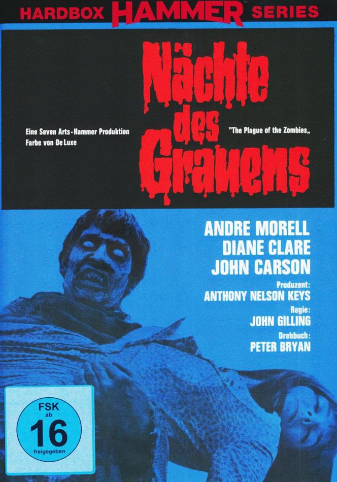 Nächte des Grauens (1966) Hardbox Hammer Series, Cover B, Piccola Hartbox, Edizione Limitata, Uncut