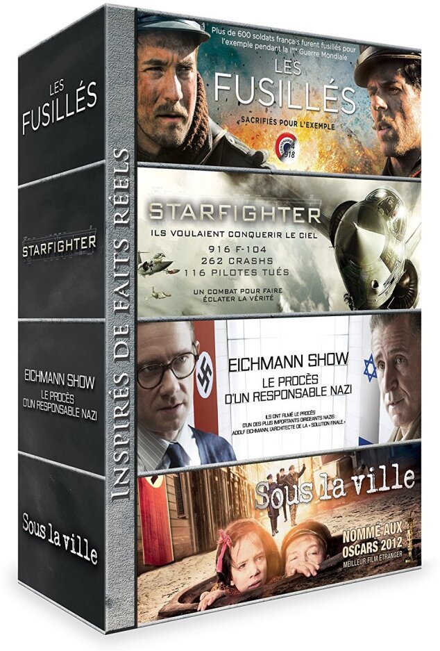 Les Fusillés / Starfighter / Eichmann Show / Sous la ville Coffret, 4 DVD
