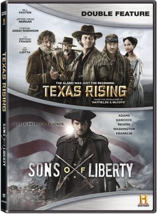 Texas Rising / Sons Of Liberty (Double Feature, History Channel, DC Universe Original Movie Double Feature, 5 DVDs)