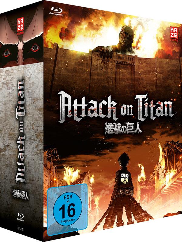 Attack on Titan - Staffel 1 - Vol. 1 + Sammelschuber, Limited Edition