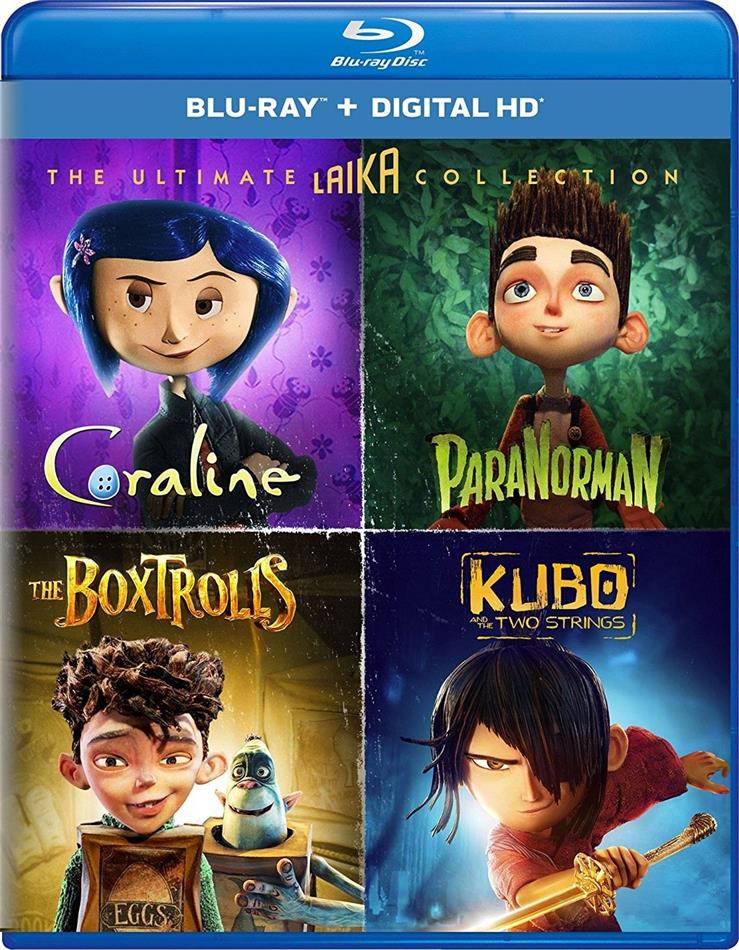 Coraline / ParaNorman / The Boxtrolls / Kubo and the Two Strings The Ultimate Laika Collection, 4 Blu-ray