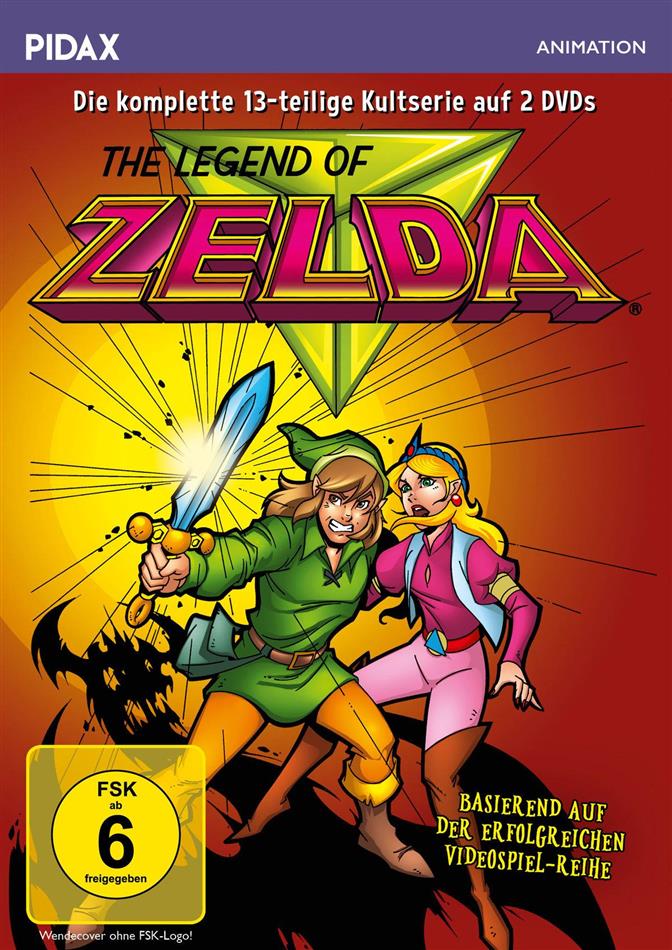 The Legend of Zelda - Die komplette Serie Pidax Animation, 2 DVDs