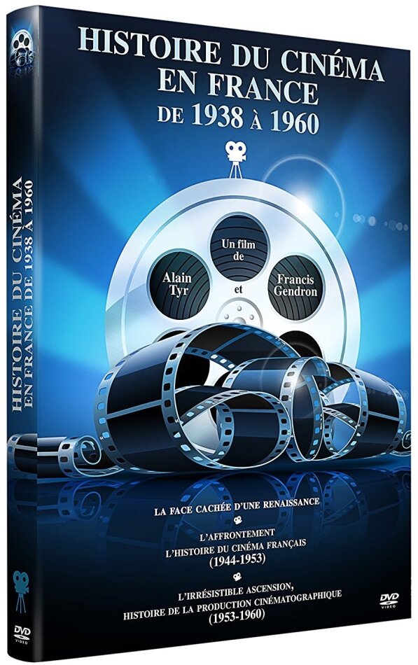 Histoire du cinéma en France de 1938 à 1960 n/b, 3 DVD