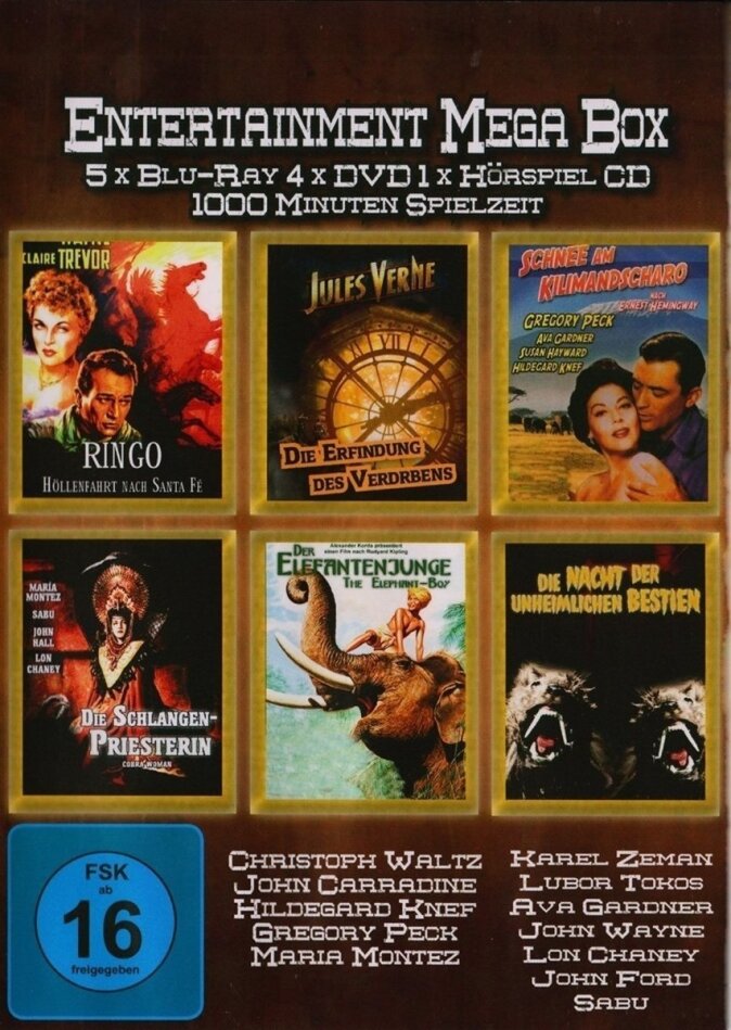 Entertainment Mega Box 5 Blu-rays + 4 DVDs + CD
