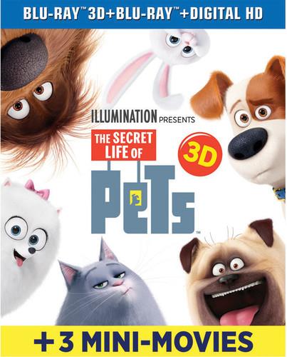 The Secret Life of Pets (2016) including 3 Mini Movies, Blu-ray 3D + Blu-ray