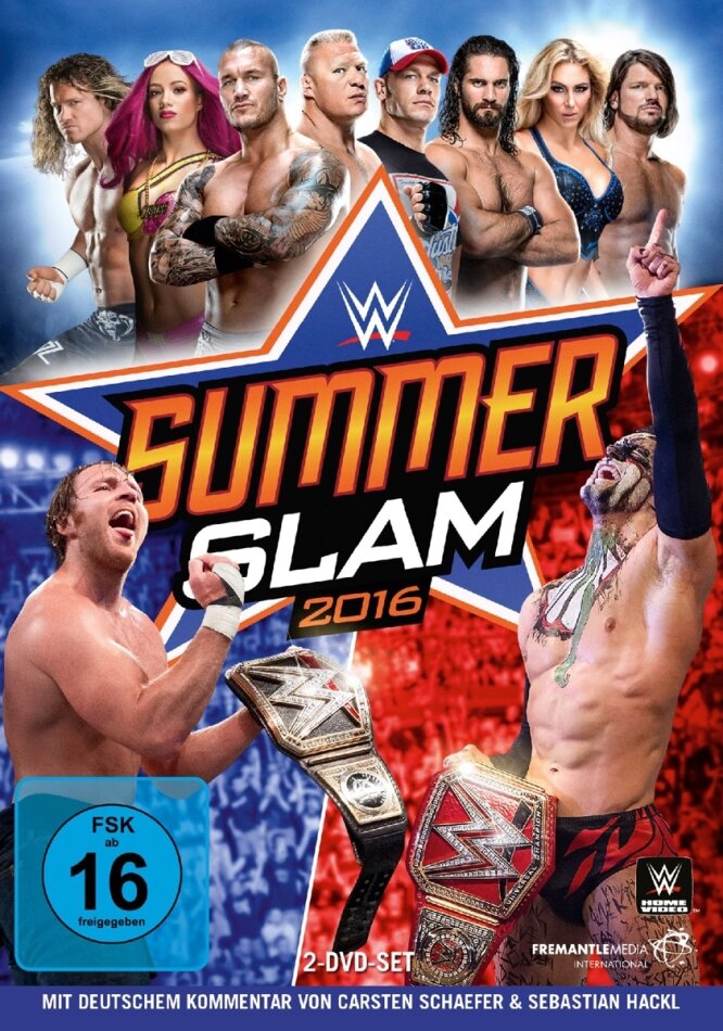 WWE: Summerslam 2016 2 DVDs