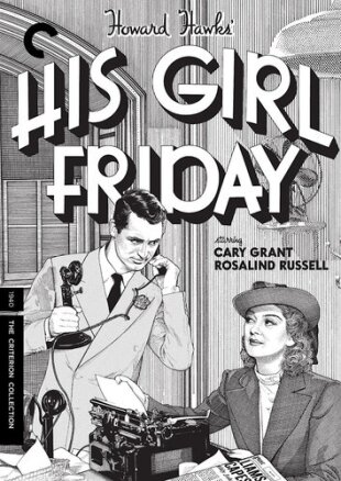His Girl Friday (1940) Criterion Collection, 2 DVDs