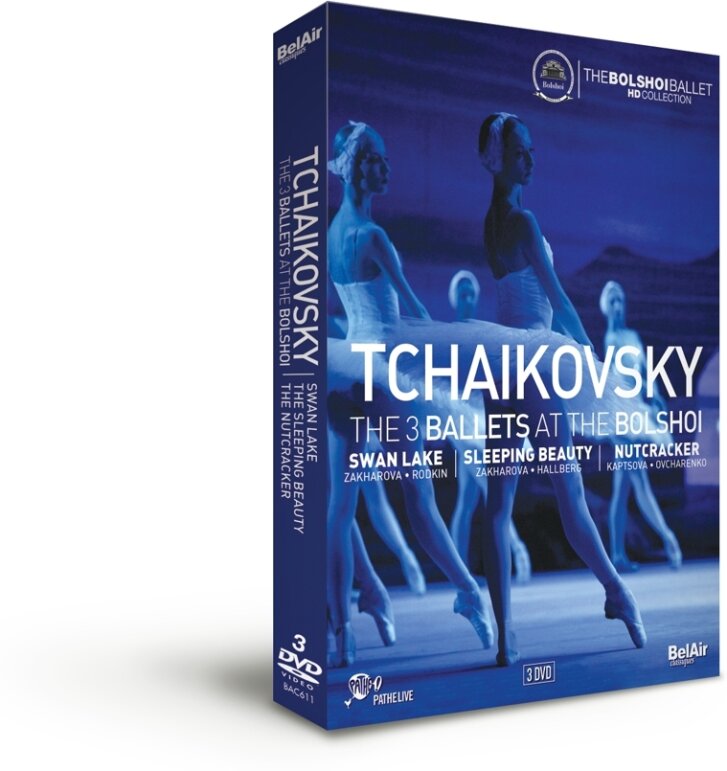 Bolshoi Ballet & Orchestra - Tchaikovsky - Swan Lake / Sleeping Beauty / The Nutcracker Bel Air Classiques, 3 DVDs