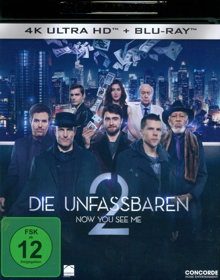Now You See Me 2 - Die Unfassbaren 2 (2016) 4K Ultra HD + Blu-ray