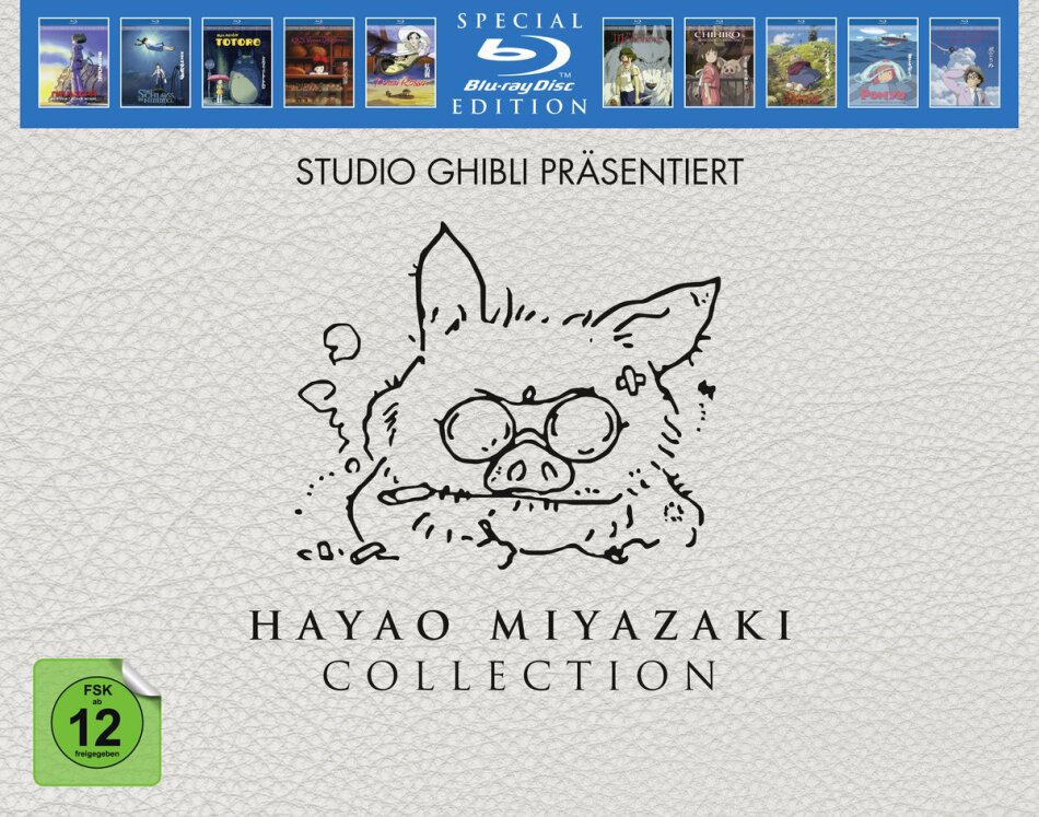 Hayao Miyazaki Collection Special Edition, 10 Blu-rays