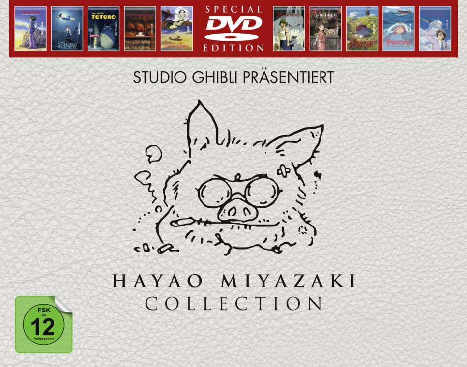 Hayao Miyazaki Collection Special Edition, 10 DVDs