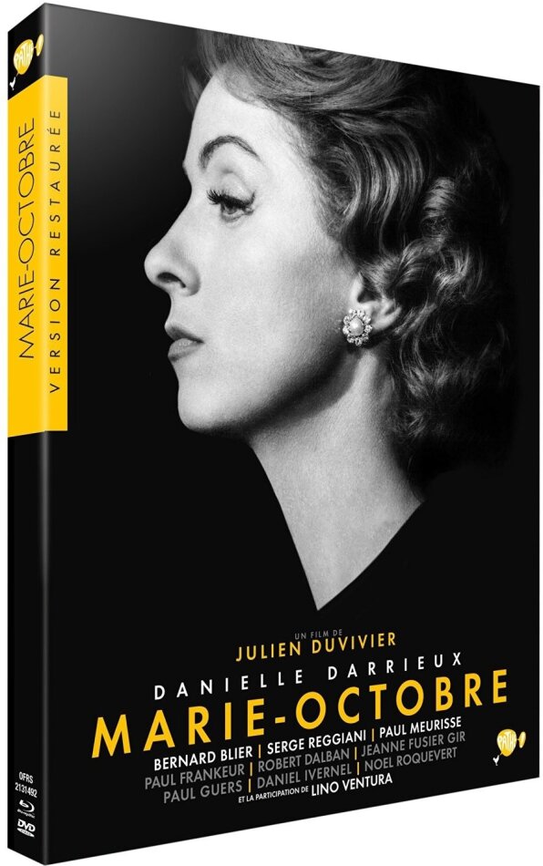 Marie-Octobre (1959) Collection Version restaurée par Pathé, n/b, Blu-ray + DVD