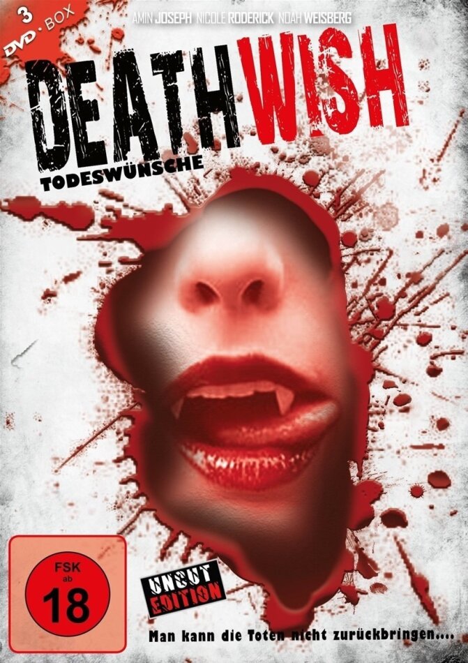 Death Wish - Todeswünsche - 3 Spielfilme Box Uncut, 3 DVDs