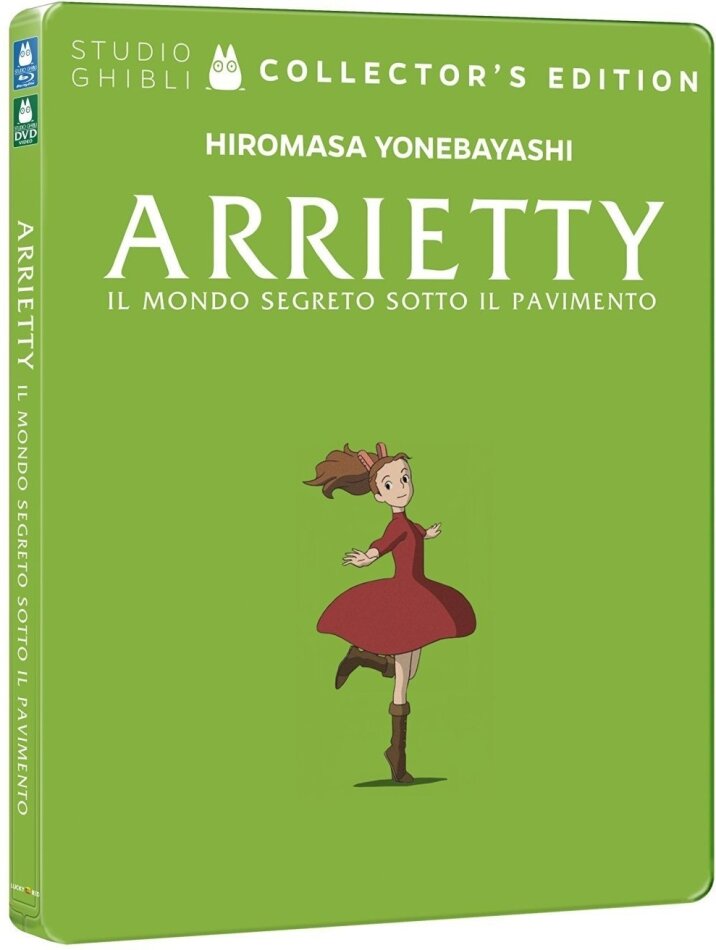 Arrietty - Il mondo segreto sotto il pavimento (2010) Édition Collector, Édition Limitée, Steelbook, Blu-ray + DVD