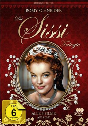 Die Sissi Trilogie (Purpurrot-Edition, Filmjuwelen, 3 DVDs)