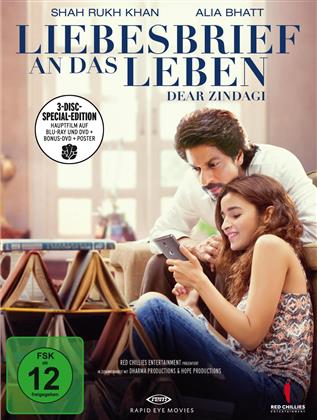 Liebesbrief an das Leben - Dear Zindagi (2016) (+ Poster, Edizione Speciale Limitata, Blu-ray + 2 DVD)