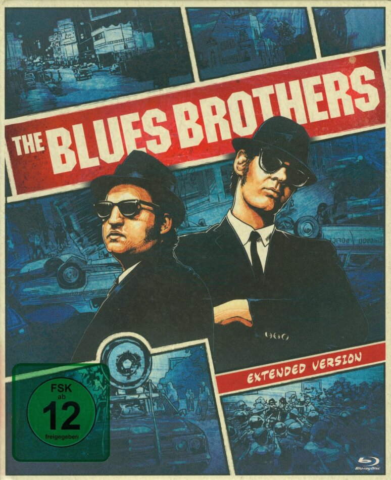 The Blues Brothers (1980) Extended Edition, Version Cinéma, Édition Deluxe Limitée, Mediabook, 2 Blu-ray + DVD