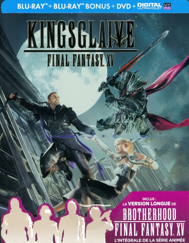 Kingsglaive - Final Fantasy XV (2016) Steelbook, 2 Blu-rays + DVD
