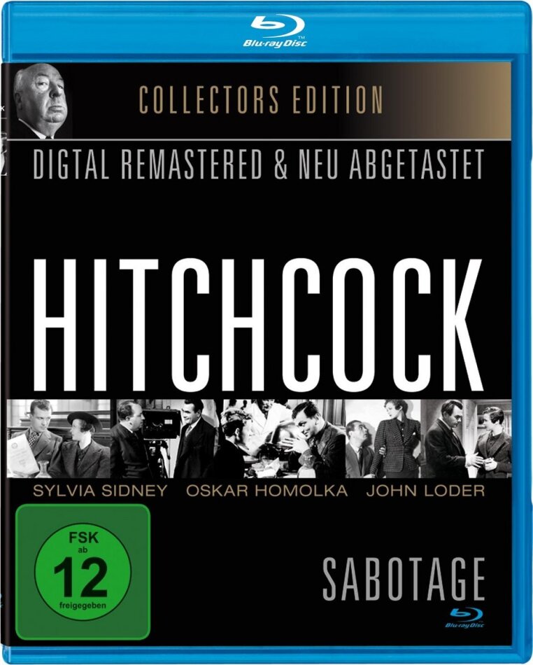 Sabotage (1936) Alfred Hitchcock Collection, n/b, Collector's Edition, Versione Rimasterizzata