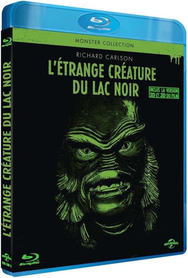 L'etrange créature du lac noir - (Inclus la version 2D et 3D du film) (1954) Monster Collection, n/b