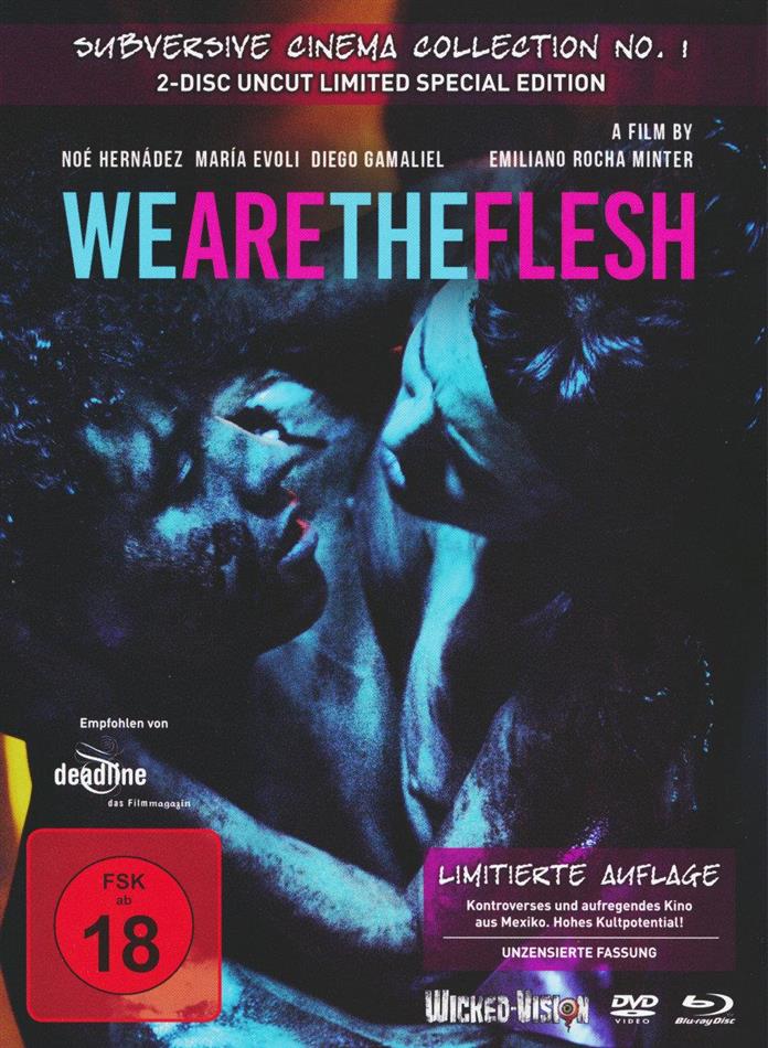We are the Flesh (2016) Cover B, Subversive Cinema Collection, Unzensiert, Limited Special Edition, Mediabook, Uncut, Blu-ray + DVD