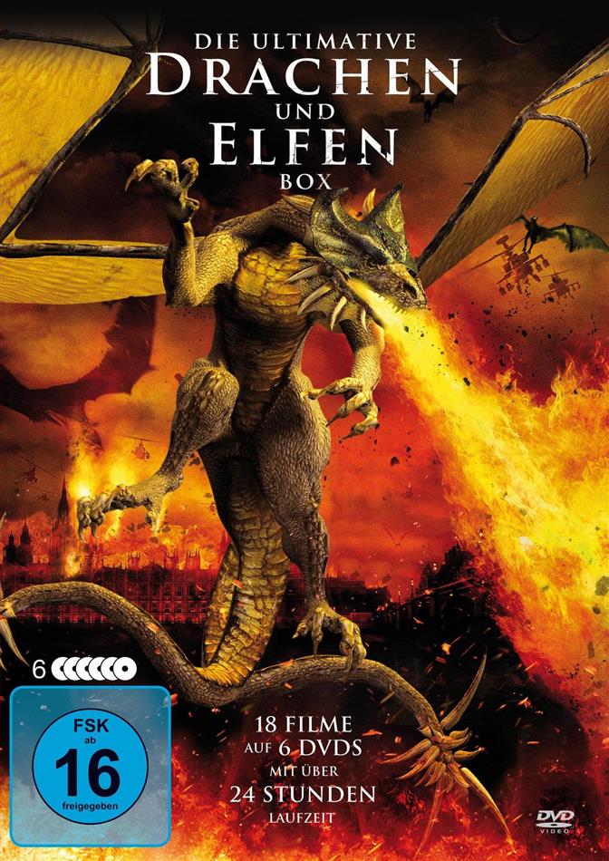 Die Ultimative Drachen und Elfen Box - 18 Spielfilme Box 6 DVD