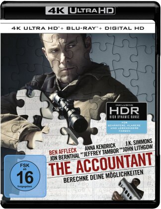 The Accountant (2016) (4K Ultra HD + Blu-ray)
