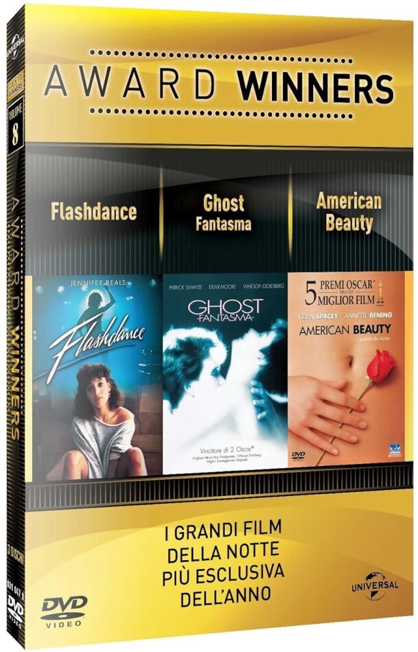 Award Winners - Volume 8 - Flashdance / Ghost / American Beauty 3 DVD