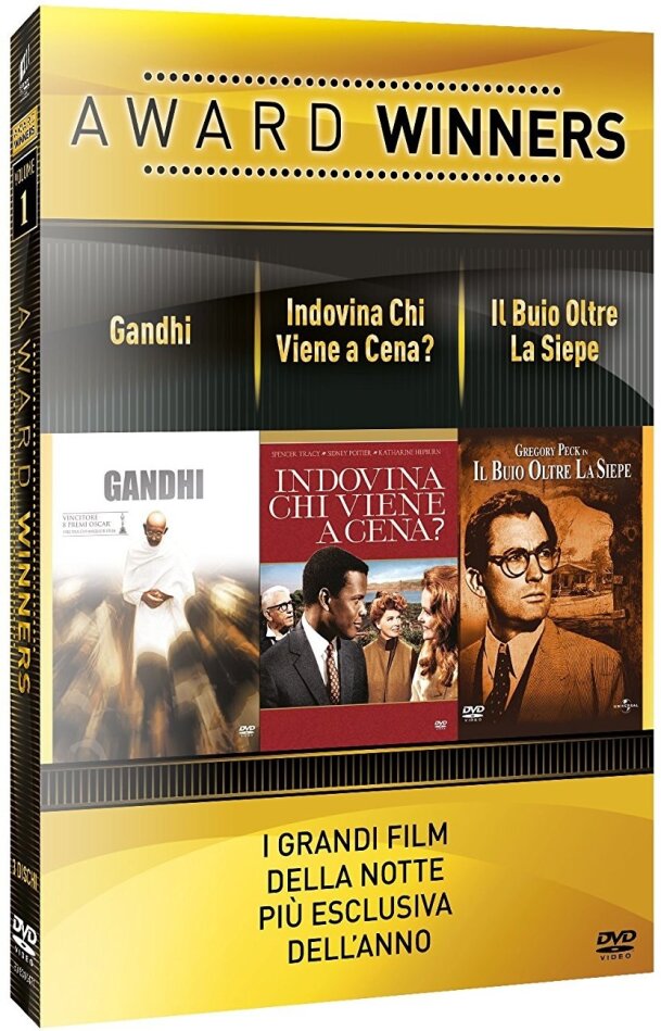 Award Winners - Volume 1 - Gandhi / Indovina chi Viene a Cena / Il Buio oltre la Siepe 3 DVD