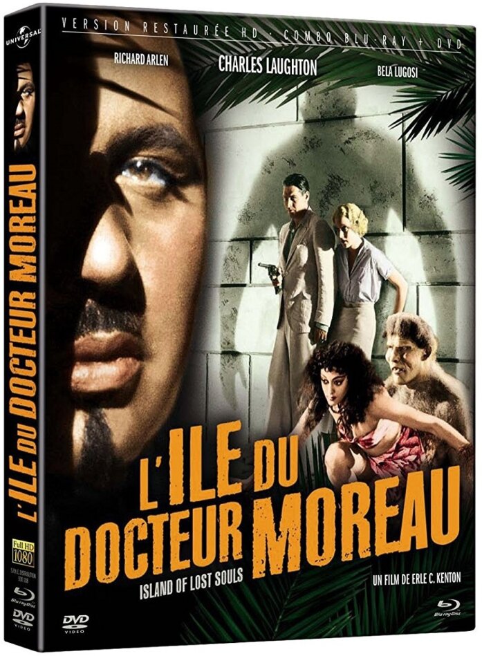 L'Ile du docteur Moreau (1932) n/b, Version Restaurée, Blu-ray + DVD