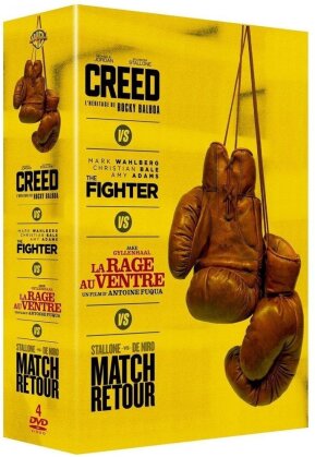 Creed / The Fighter / La rage au ventre / Match retour (Coffret, 4 DVD)