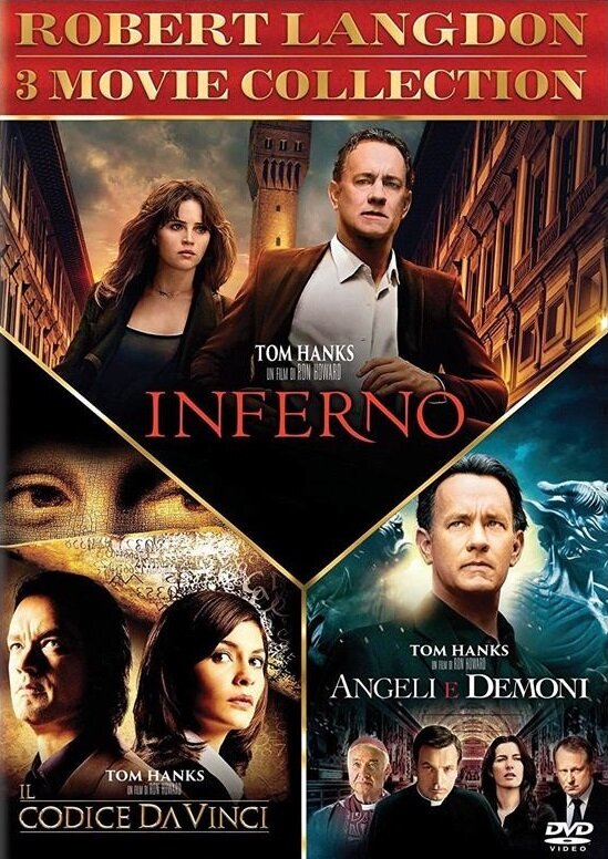 Robert Langdon 3 Movie Collection - Inferno / Il codice Da Vinci / Angeli e demoni 3 DVD