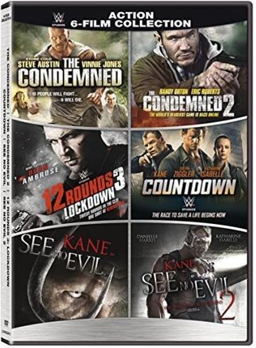 The Condemned 1 & 2 / 12 Rounds 3: Lockdown / Countdown / See No Evil 1 & 2 Action 6-Film Collection, 2 DVDs