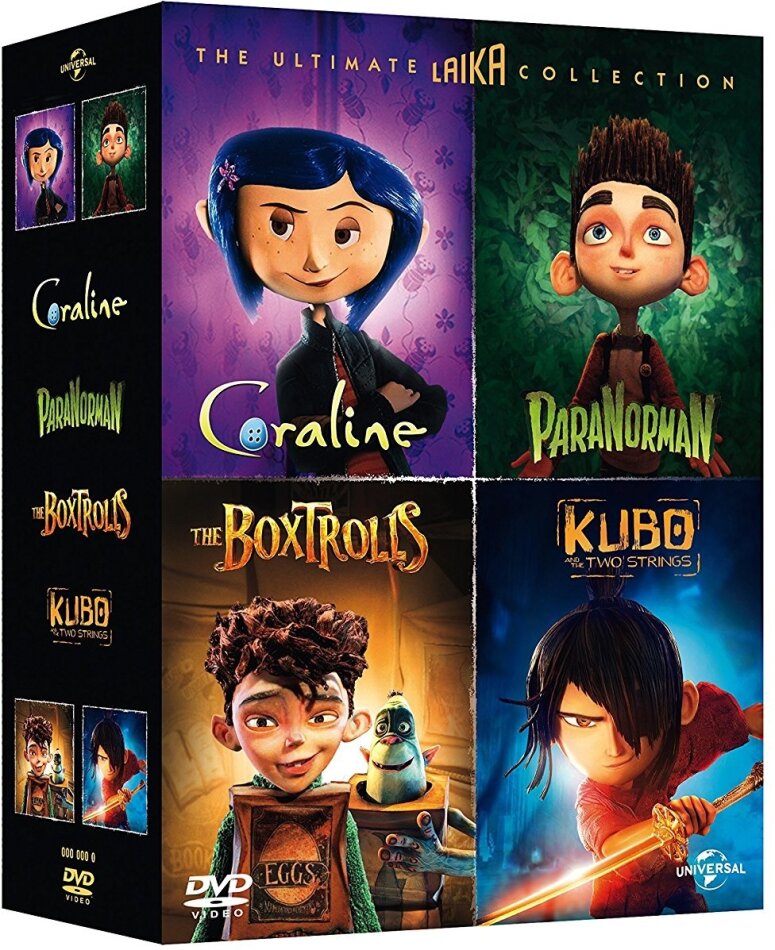 The Ultimate Laika Collection - Coraline / ParaNorman / The Boxtrolls / Kubo e la spada magica 4 DVD
