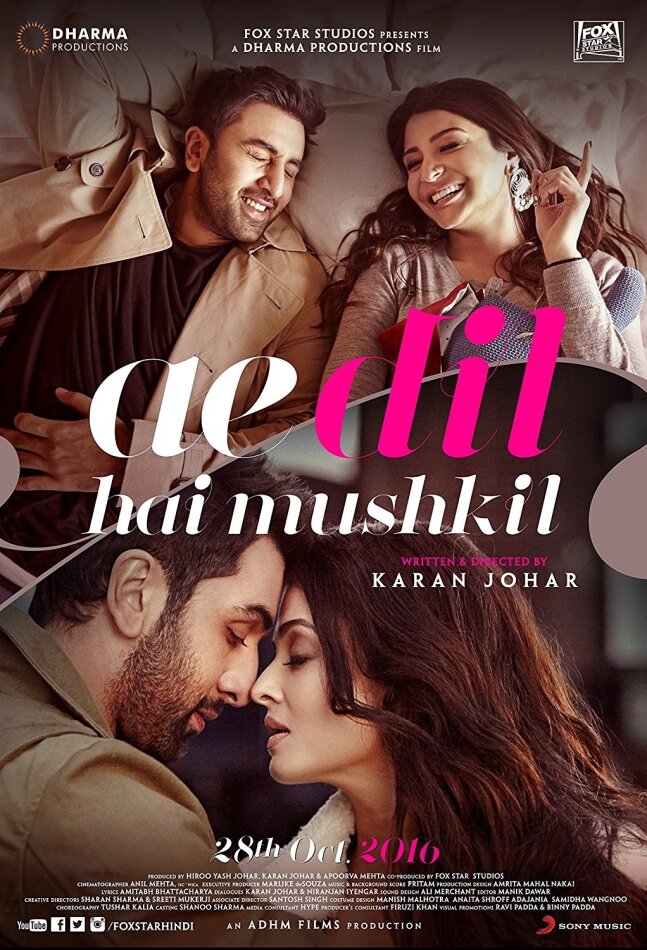 Die Sehnsucht meines Herzens - Ae Dil Hai Mushkil (2016) + Poster, 20th Anniversary Limited Coll. Edition, Limited Edition