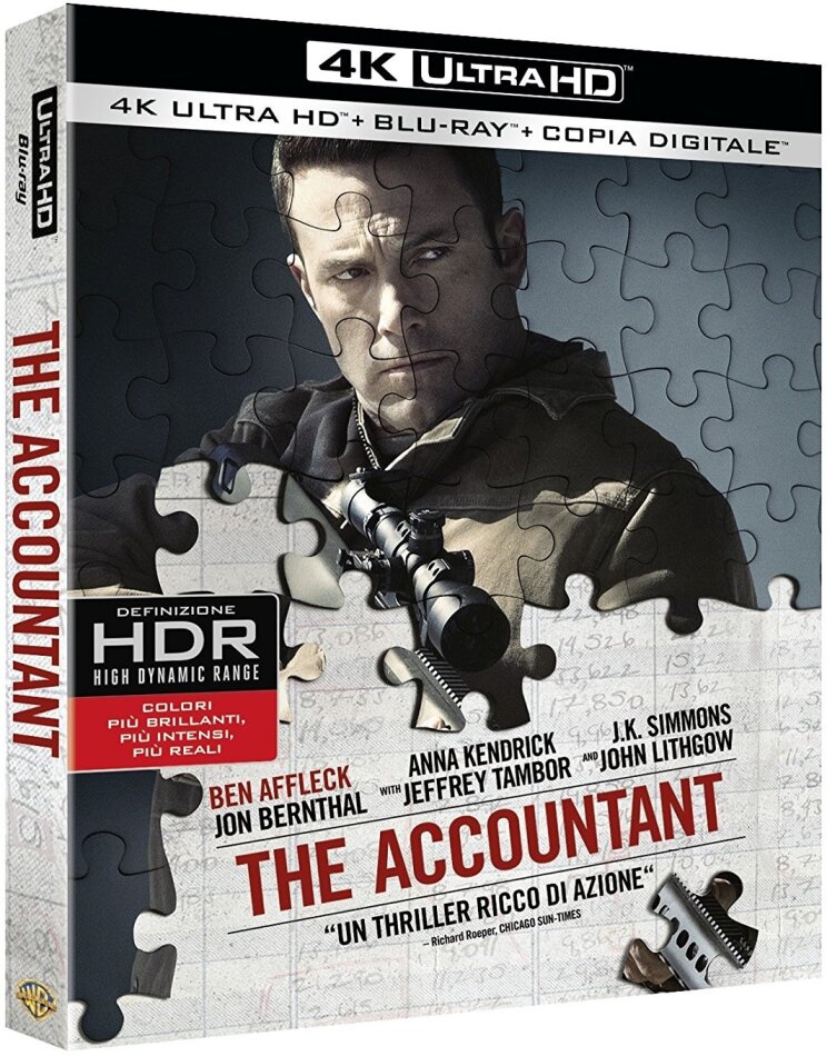 The Accountant (2016) 4K Ultra HD + Blu-ray