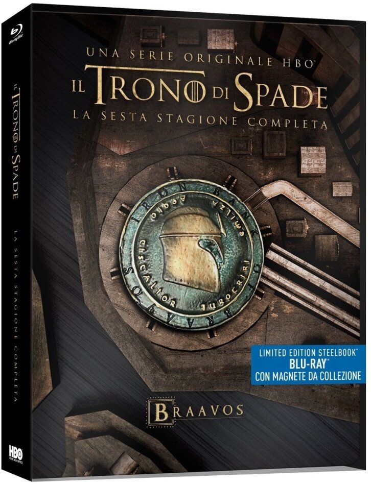 Il Trono di Spade - Stagione 6 con magnete da collezione, Edizione Limitata, Steelbook, 4 Blu-ray
