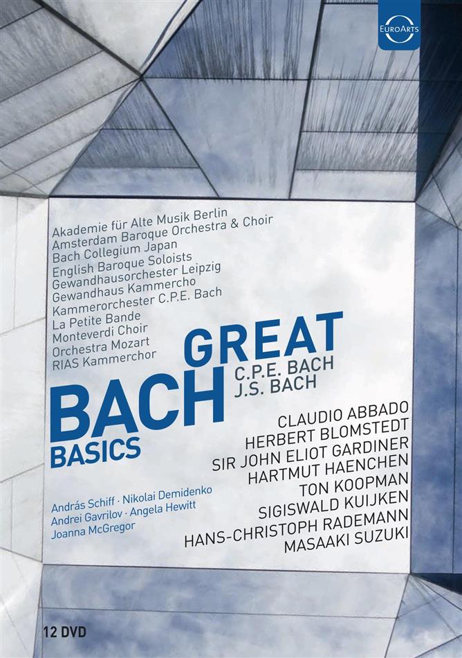 Various Artists - Great Bach Basics Euro Arts, 12 DVDs