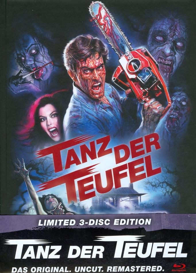 Tanz der Teufel (1981) Cover D, Edizione Limitata, Mediabook, Versione Rimasterizzata, Uncut, 3 Blu-ray