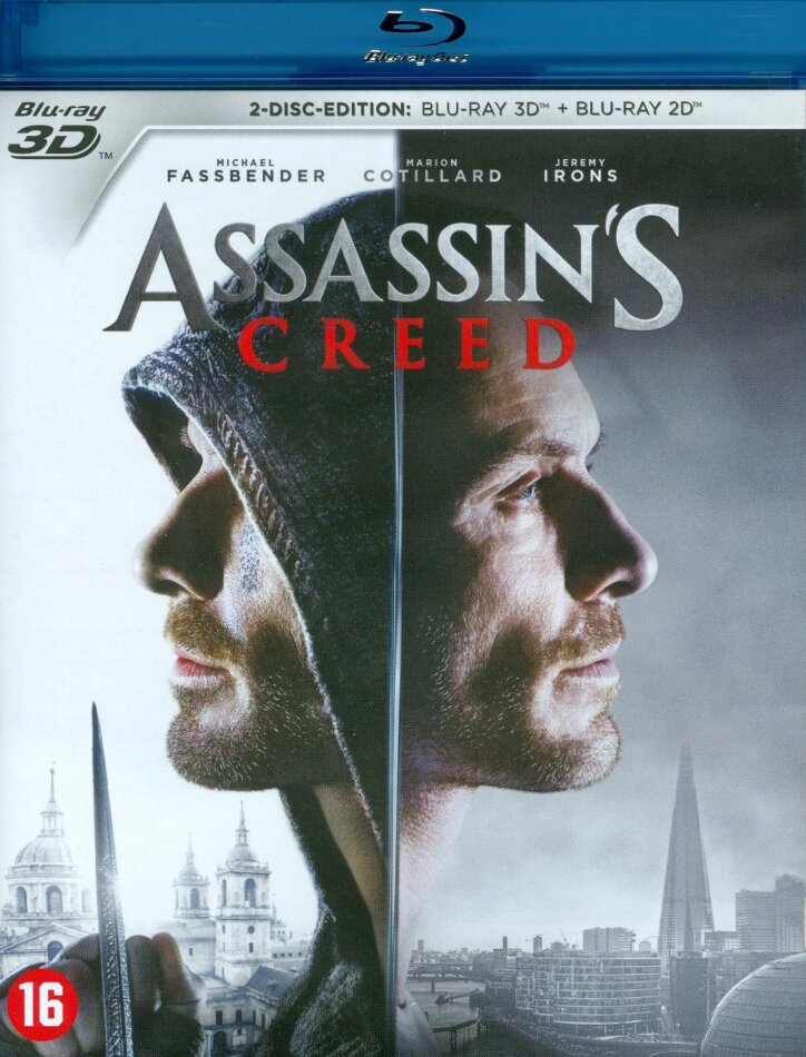 Assassin's Creed (2016) Blu-ray 3D + Blu-ray
