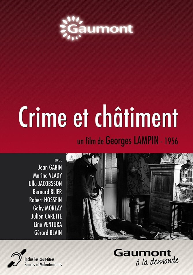 Crime et châtiment (1956) Collection Gaumont à la demande, b/w