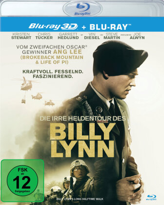 Die irre Heldentour des Billy Lynn (2016) (Blu-ray 3D + Blu-ray)